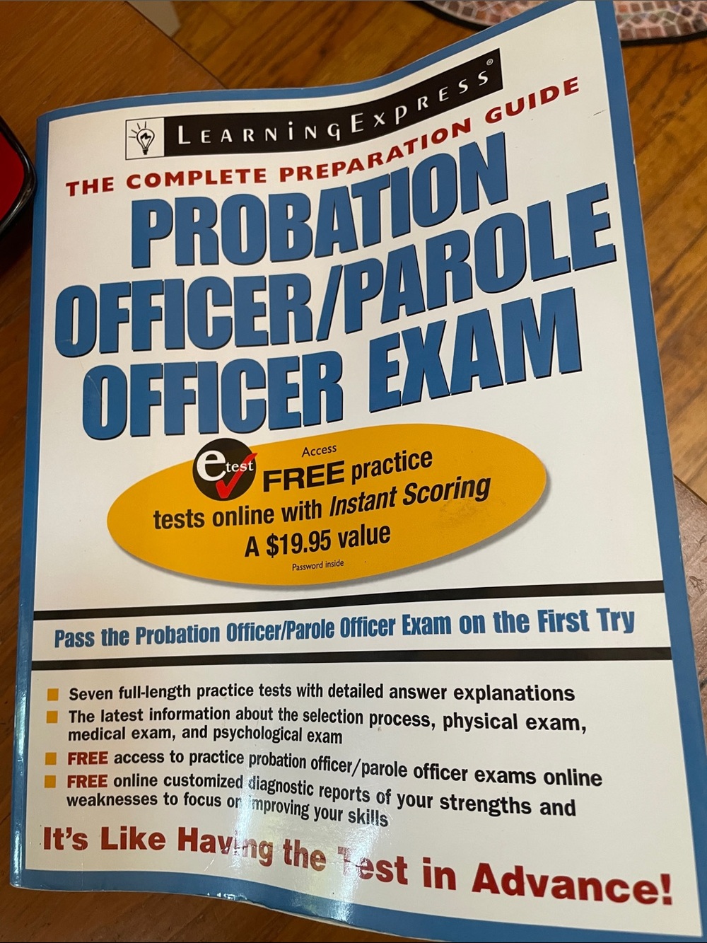 Probation Officer/Parole Officer Exam Prep Book - Blue